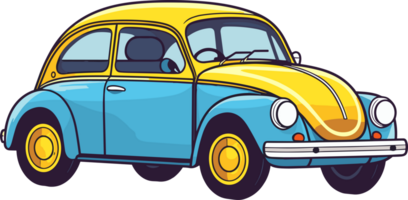 Small car clipart design illustration png