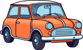 Small car clipart design illustration png