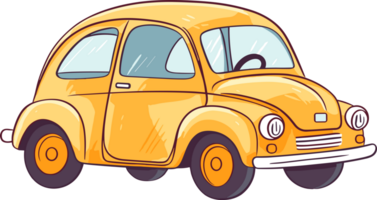 Small car clipart design illustration png