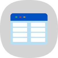 Web Programming Flat Curve Icon Design vector