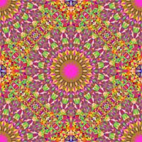 Abstract oriental triangle mandala pattern background design vector