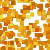 Seamless orange square pattern vector