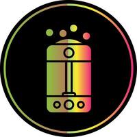 Humidifier Glyph Due Color Icon Design vector