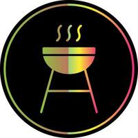 Grill Glyph Due Color Icon Design vector