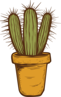 Ilustración de diseño de imágenes prediseñadas de cactus png