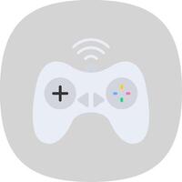 Controller Flat Curve Icon Design vector