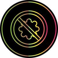 Safety Line Gradient Due Color Icon Design vector