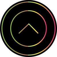 Chevron Line Gradient Due Color Icon Design vector
