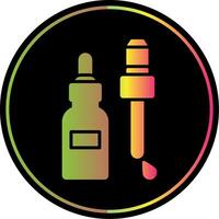 Serum Glyph Due Color Icon Design vector