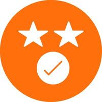 Rating Multi Color Circle Icon vector