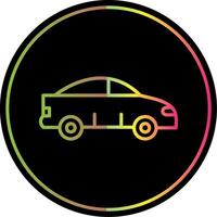 Taxi Line Gradient Due Color Icon Design vector