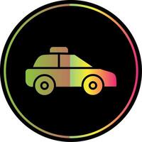 Car Glyph Due Color Icon Design vector