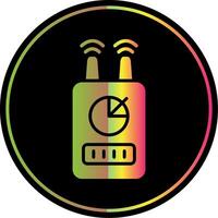 Device Glyph Due Color Icon Design vector