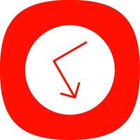 Bounce Glyph Curve Icon Design vector