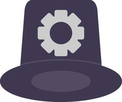 Whitehat Flat Curve Icon Design vector