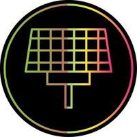 Panel Line Gradient Due Color Icon Design vector