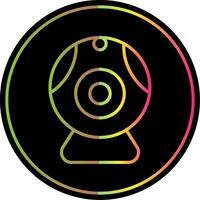 Web camera Line Gradient Due Color Icon Design vector