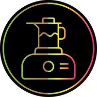 Juicer Line Gradient Due Color Icon Design vector