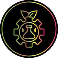 Bioengineering Line Gradient Due Color Icon Design vector