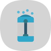 Humidifier Flat Curve Icon Design vector