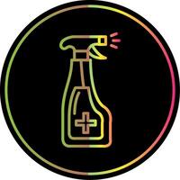 Spray Line Gradient Due Color Icon Design vector