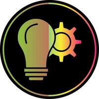 Configure Glyph Due Color Icon Design vector