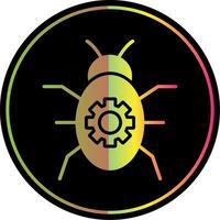 Spam Management Glyph Due Color Icon Design vector