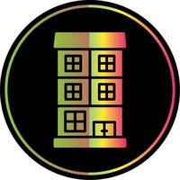 Appartment Glyph Due Color Icon Design vector