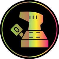 Sander Glyph Due Color Icon Design vector