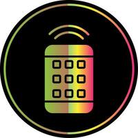 Remote Control Glyph Due Color Icon Design vector