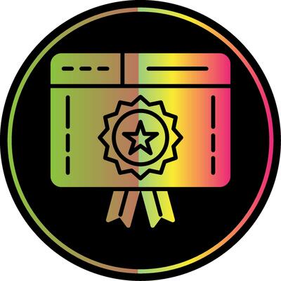 Web Page Glyph Due Color Icon Design