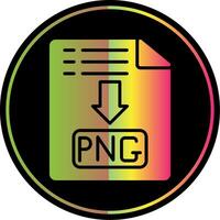 Glyph Due Color Icon Design vector