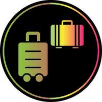 Bags Glyph Due Color Icon Design vector
