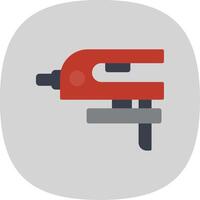 Jigsaw Flat Curve Icon Design vector