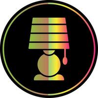 Lamp Glyph Due Color Icon Design vector