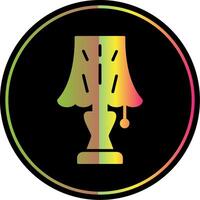 Lamp Glyph Due Color Icon Design vector