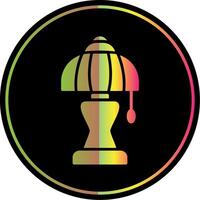 Lamp Glyph Due Color Icon Design vector