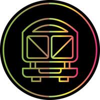 Sandwich Press Line Gradient Due Color Icon Design vector