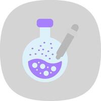 Pipette Flat Curve Icon Design vector