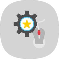 Skills Flat Curve Icon Design vector