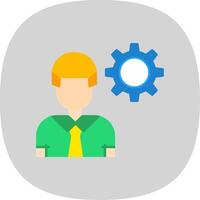 Engineering Flat Curve Icon Design vector