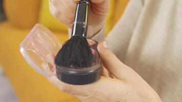 arrossire tavolozza, trucco Materiale. video