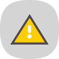 Sign Flat Curve Icon Design vector