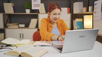 pauvres résultats, infructueux étudiant. video