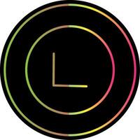 Chevron Line Gradient Due Color Icon Design vector