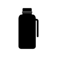 Thermos illustrated on white background vector