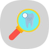 Search Flat Curve Icon Design vector