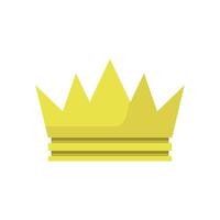 Crown illustrated on white background vector