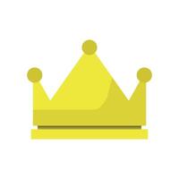 Crown illustrated on white background vector