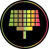 Panel Glyph Due Color Icon Design vector
